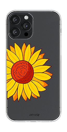 Прозорий силіконовий чохол "Соняшник" для Iphone 12 Pro