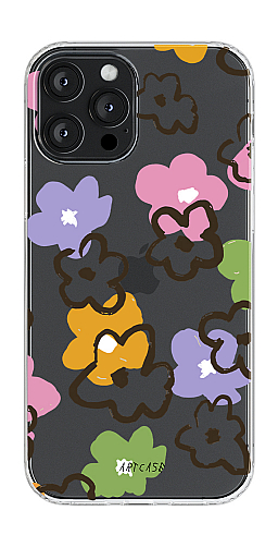  Прозорий силіконовий чохол "Flower collage" для Iphone 7-8