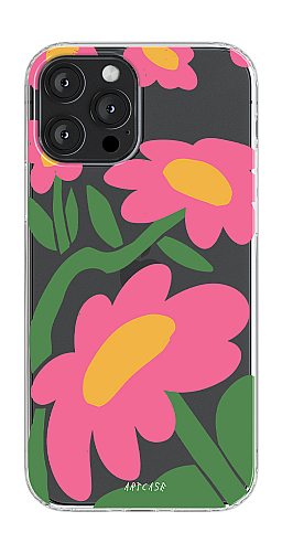  Прозорий силіконовий чохол "Blossom" для Iphone 12 Pro
