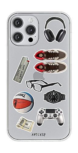  Прозорий силіконовий чохол "Boy Vibe" для Iphone 12 Pro