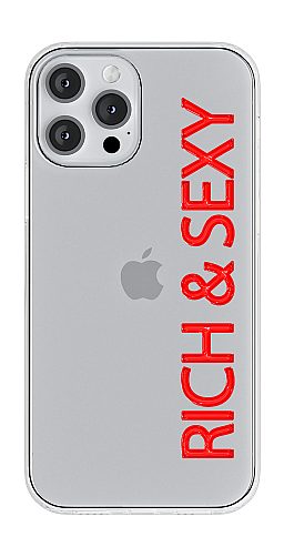  Прозорий силіконовий чохол "Rich and Sexy" для Iphone 7-8