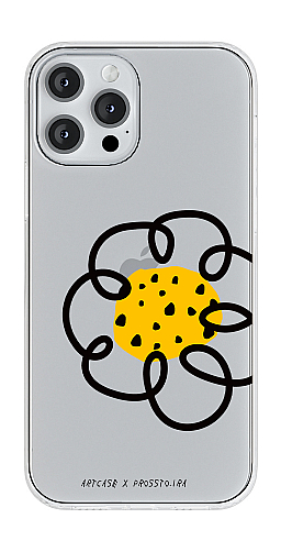  Прозорий силіконовий чохол "Квітка" для Iphone 12 Pro
