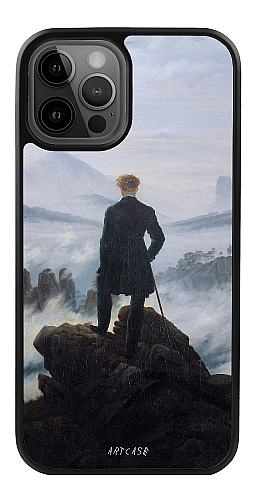  Силіконовий чохол "Мандрівник над морем" для Iphone 12 Pro