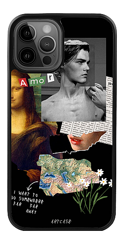  Силіконовий чохол "Ді Капріо та Мона Ліза" для Iphone 12 Pro
