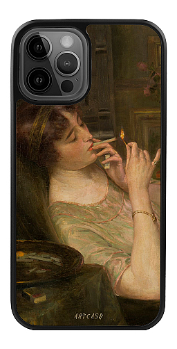 Силіконовий чохол "Дівчина з сигаретою" для Iphone 12 Pro