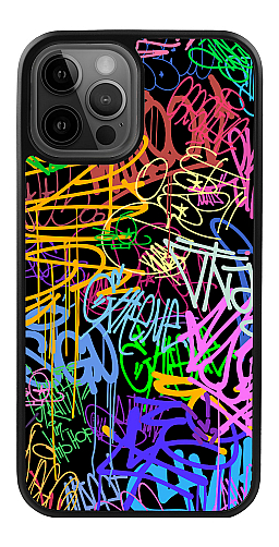  Силіконовий чохол "Графіті 1 кольрові" для Iphone 12 Pro