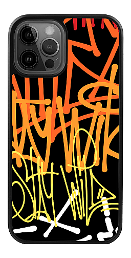  Силіконовий чохол "Графіті 3 кольорові" для Iphone 12 Pro