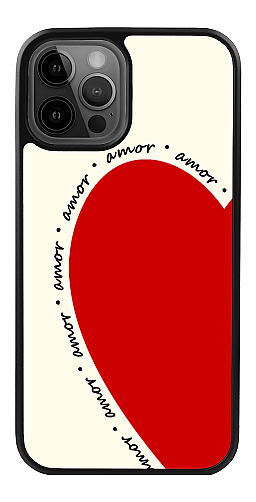 Силіконовий чохол "Red amore" для Iphone 12 Pro