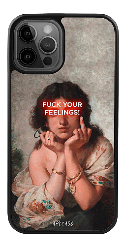  Силіконовий чохол "Fuck your feelings" для Iphone 12 Pro
