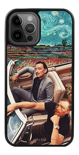 Силіконовий чохол "Сальвадор Далі з Ван Гогом" для Iphone 12 Pro