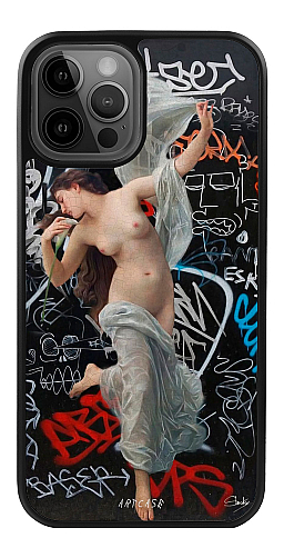  Силіконовий чохол "Дівчина (графіті)" для Iphone 12 Pro