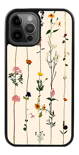  Силіконовий чохол "Вертикальні квіти" для Iphone 12 Pro