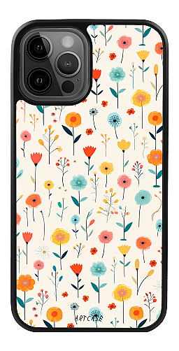  Силіконовий чохол "Collage of flowers" для Iphone 12 Pro