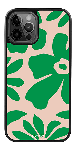  Силіконовий чохол "Зелені квіти" для Iphone 12 Pro