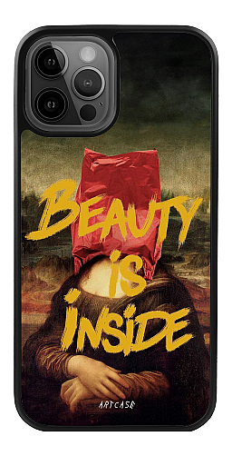  Силіконовий чохол "Beauty is inside" для Iphone 12 Pro