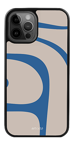  Силіконовий чохол "Блакитна імпресія" для Iphone 12 Pro