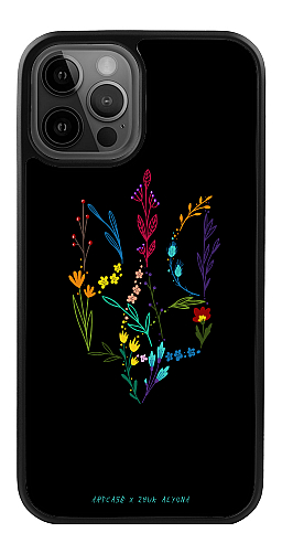  Силіконовий чохол "Квітковий герб" для Iphone 12 Pro