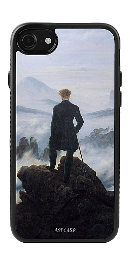  Силіконовий чохол "Мандрівник над морем" для Iphone 7-8