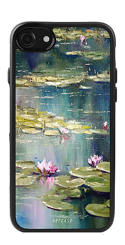  Силіконовий чохол "Лотоси на воді" для Iphone 7-8