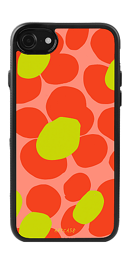  Силіконовий чохол "Червоні квіти" для Iphone 7-8