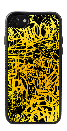  Силіконовий чохол "Графіті 1 жовті" для Iphone 7-8