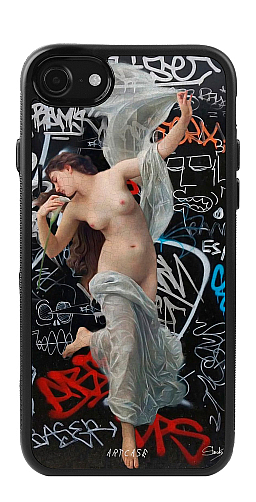  Силіконовий чохол "Дівчина (графіті)" для Iphone 7-8