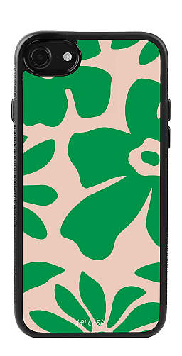  Силіконовий чохол "Зелені квіти" для Iphone 7-8