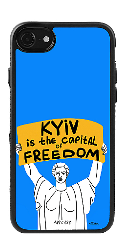  Силіконовий чохол "Kyiv is the capital" для Iphone 7-8