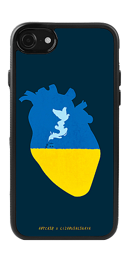  Силіконовий чохол "Серце" для Iphone 7-8
