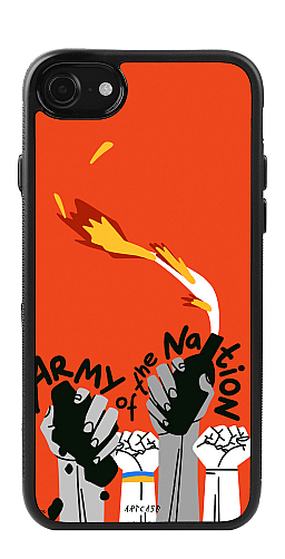  Силіконовий чохол "Army of the nation" для Iphone 7-8