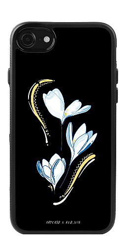  Силіконовий чохол "Підсніжники" для Iphone 7-8