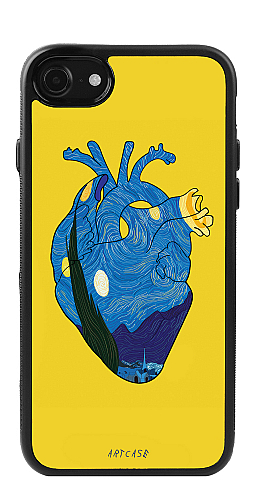  Силіконовий чохол "Серце (Ван Гог)" для Iphone 7-8